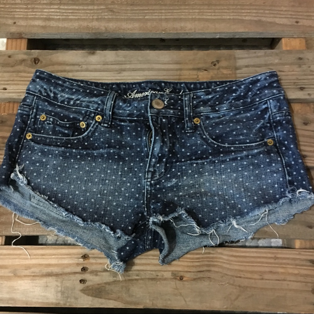 American Eagle polka dot shorts